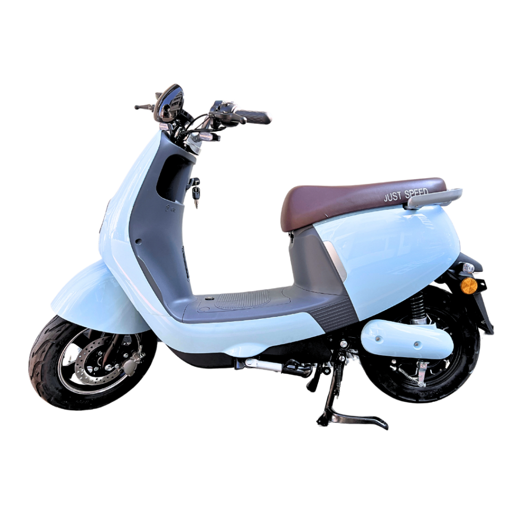 【98GO電動自行車】電動自行車 電動車 微型電動二輪車 馬卡龍藍 SD5 電瓶車  ebike 免駕照電動車 電動助力