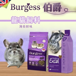 【現貨】🔜快速出貨🚚 Burgess Excel 伯爵 龍貓飼料(薄荷鮮味) 龍貓主食 絨鼠飼料 栗鼠飼料 毛絲鼠飼料