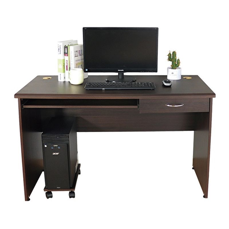 【LG-LS-03】胡桃色4尺電腦桌