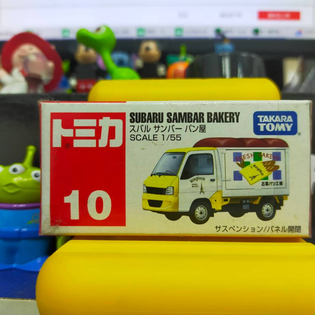 【超萌行銷】現貨 TOMICA  #10 SUBARU SAMBER BAKERY 多美小汽車 不挑盒況