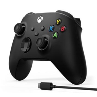 福利品如新自取價1190元 XBOX 無線控制器 磨砂黑 + USB-C纜線 1V8-00006 拆封品 L2