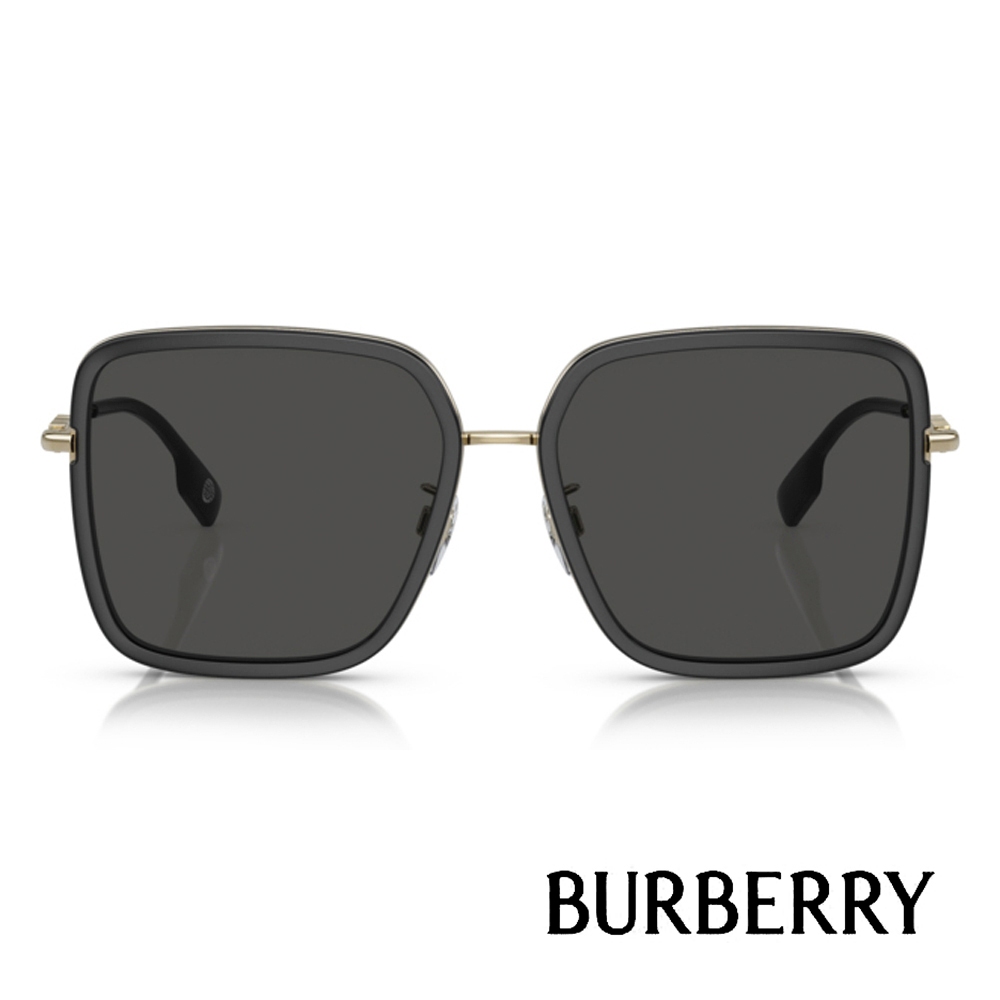 BURBERRY 太陽眼鏡 B3145D 110987 大方框 - 金橘眼鏡