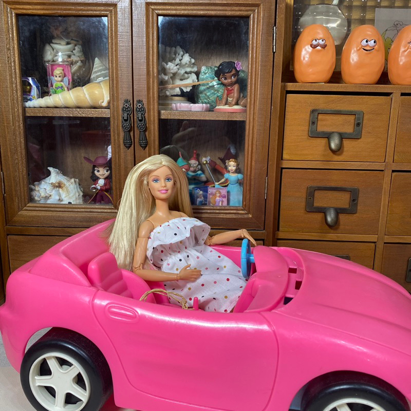 芭比娃娃 芭比跑車 芭比配件 粉紅芭比跑車