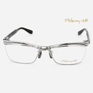 Ptolemy48 AP-045 日本手工眼鏡｜APOLLON 阿波羅系列透明寬臉男士眼鏡 男生品牌眼鏡框【幸子眼鏡】