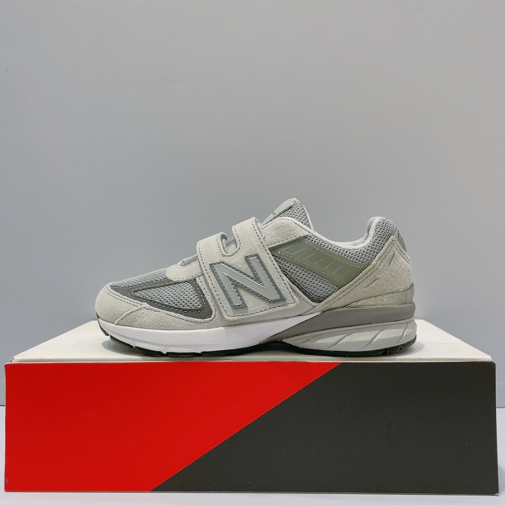 New Balance NB 990 中童 元祖灰 麂皮 網布 寬楦 運動 慢跑鞋 休閒鞋 PV990GL5