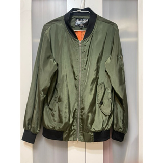 軍綠色飛行夾克（薄款）