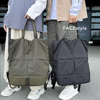 FACEstyle【2色】大容量多功能旅行包 電腦包 筆電包 登山包 雙肩包 後背包 滑雪包 露營包 手提包「X411」