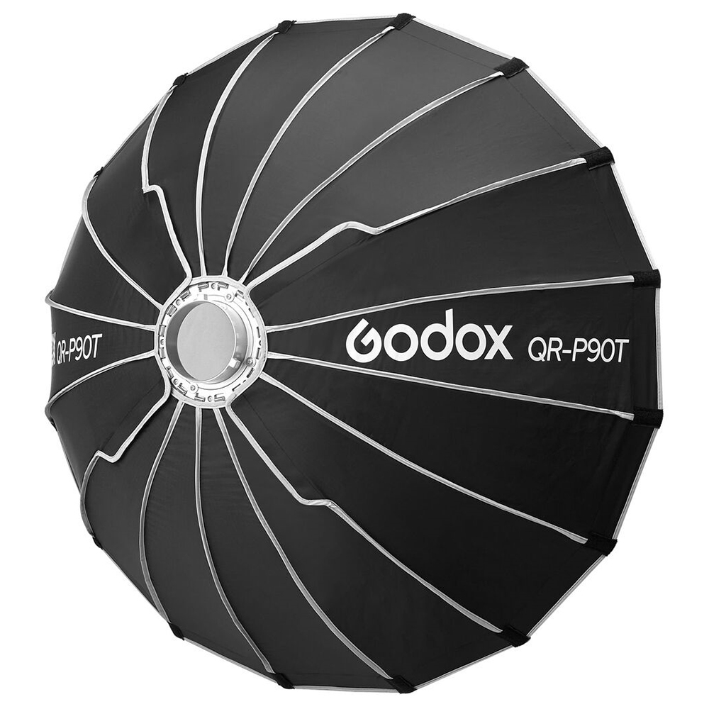 Godox 神牛 QR-P90T 快裝拋物線柔光罩 90cm 保榮卡口 柔光箱 網格另購 卡盤可換 相機專家 公司貨