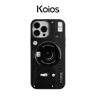 【Koios】iPhone｜黑色相機磁吸手機殼 15 14 13 Pro Max 手機殼 保護殼 防護殼 防摔殼 防撞