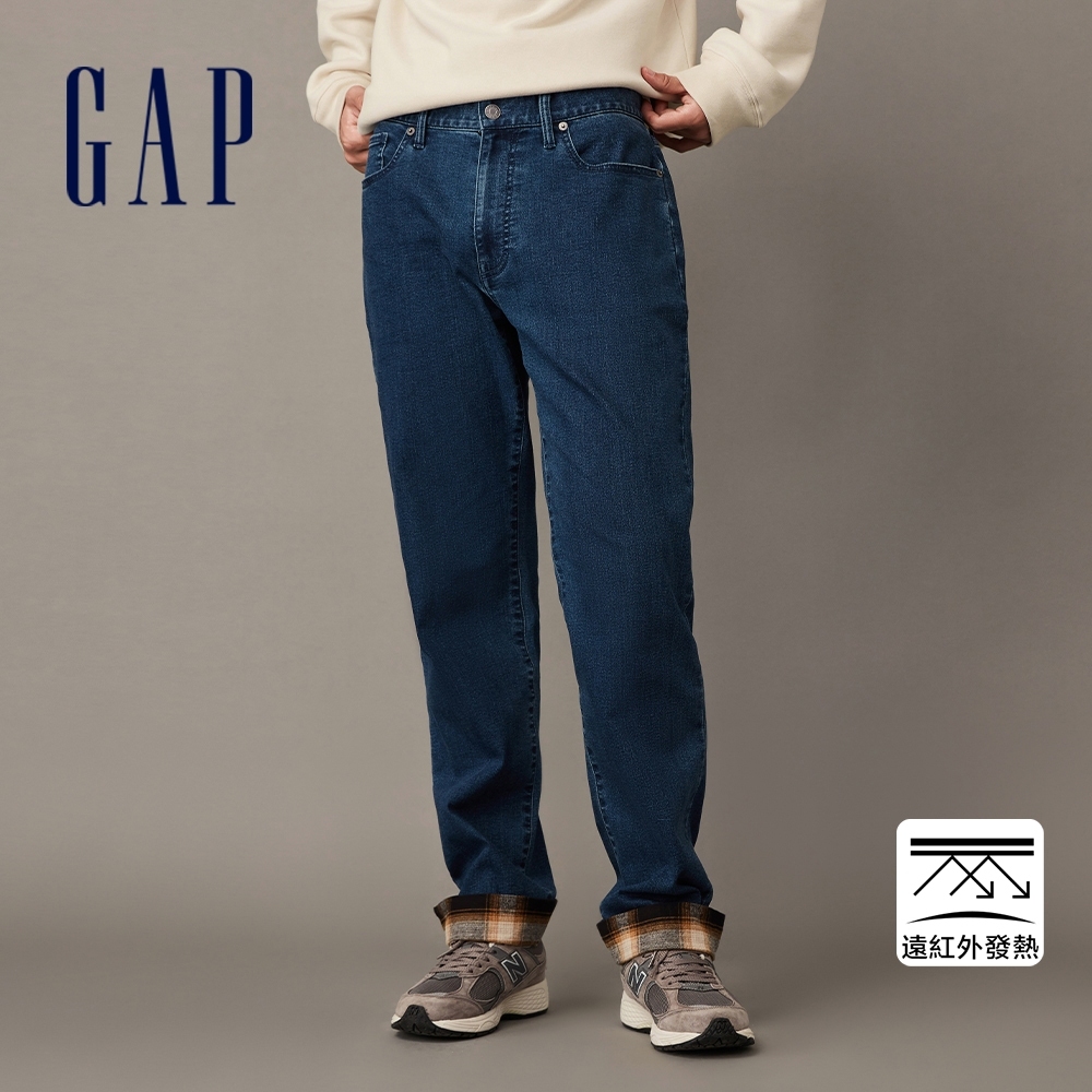 Gap 男裝 直筒牛仔褲-淺藍色(836345)