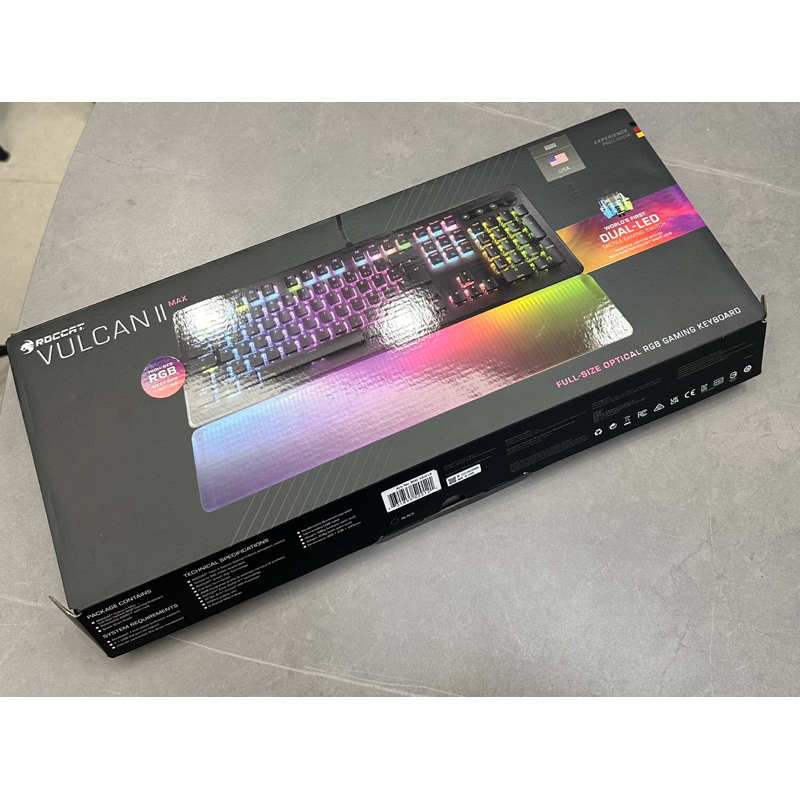 全新ROCCAT VULCAN II MAX電競鍵盤