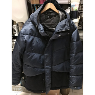 二手男用Uniqlo+j羽絨外套微遮臀（派克外套）尺寸2XL(適合175-180cm!體重90上下者！）無破損寒流必備