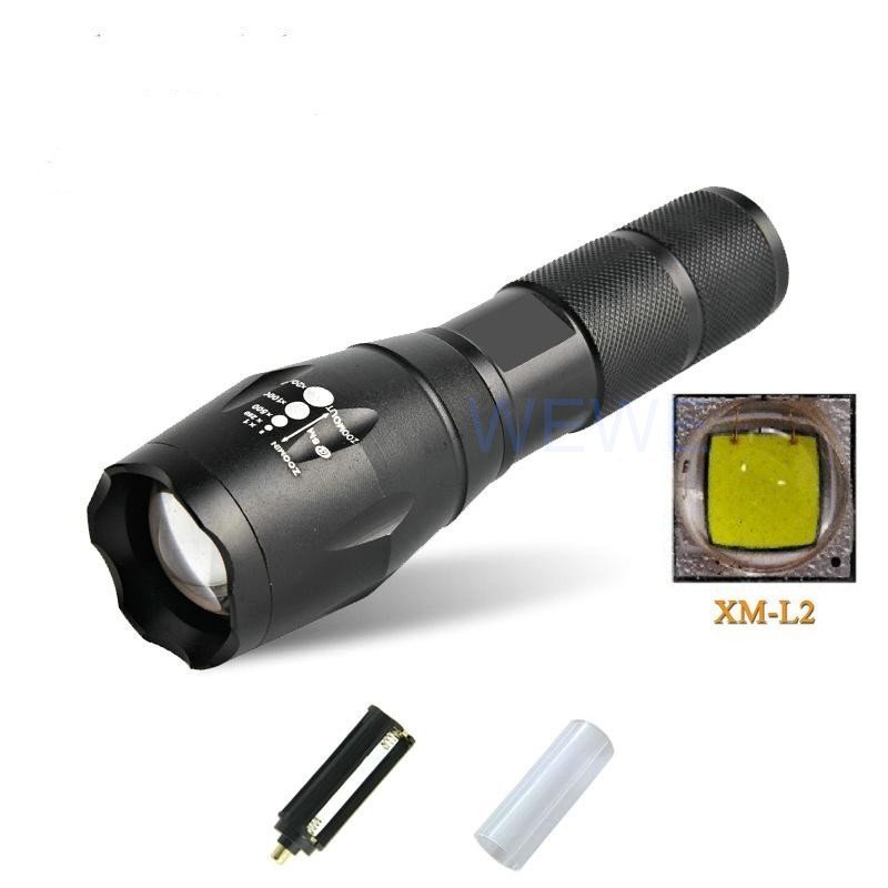 CREE L2 爆亮 魚眼  LED 變焦手電筒/維修/停電/登山露營 18650鋰電池 帽沿燈/腳踏車自行車夾帽