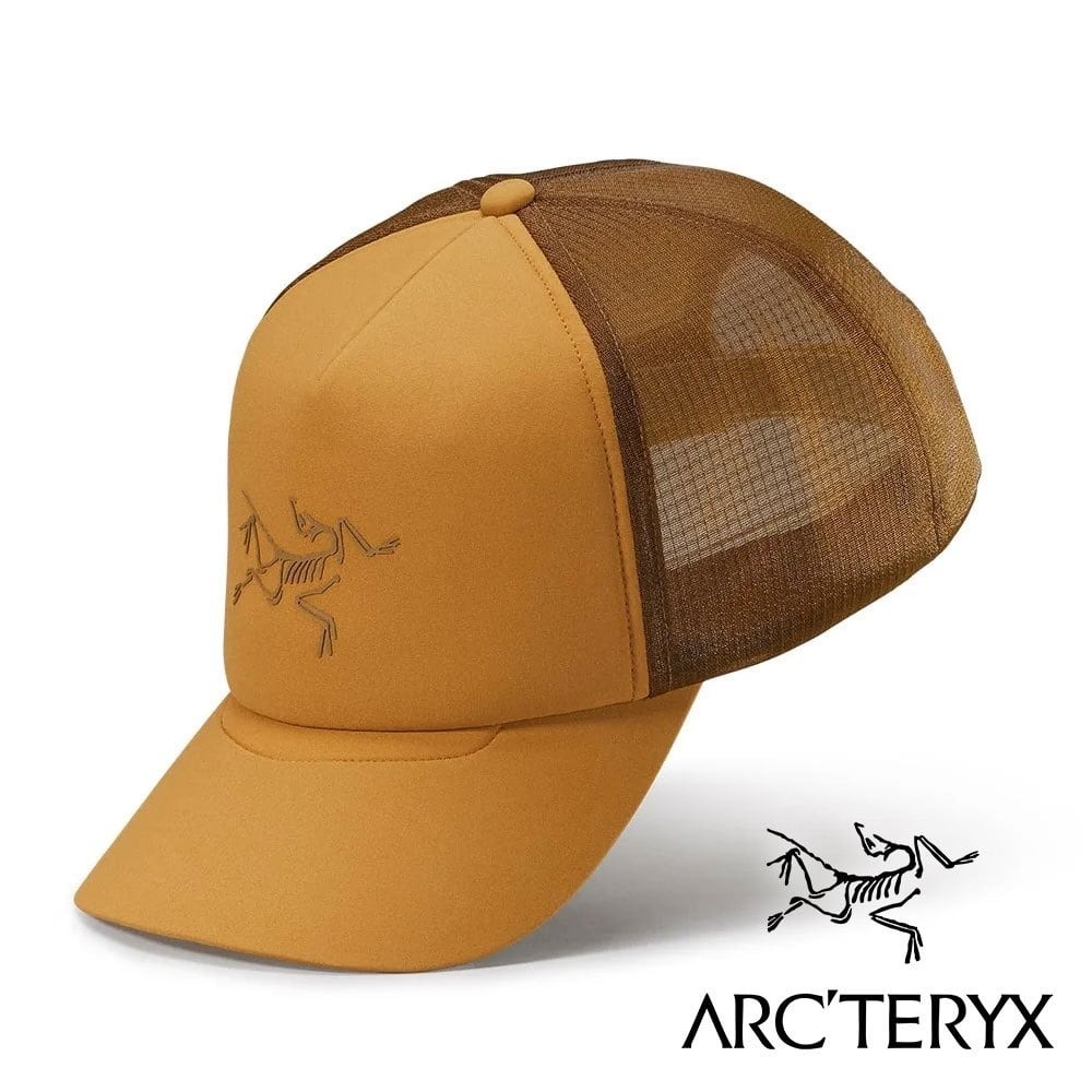 【Arc'teryx 始祖鳥】LOGO棒球網帽『育空褐』X006120