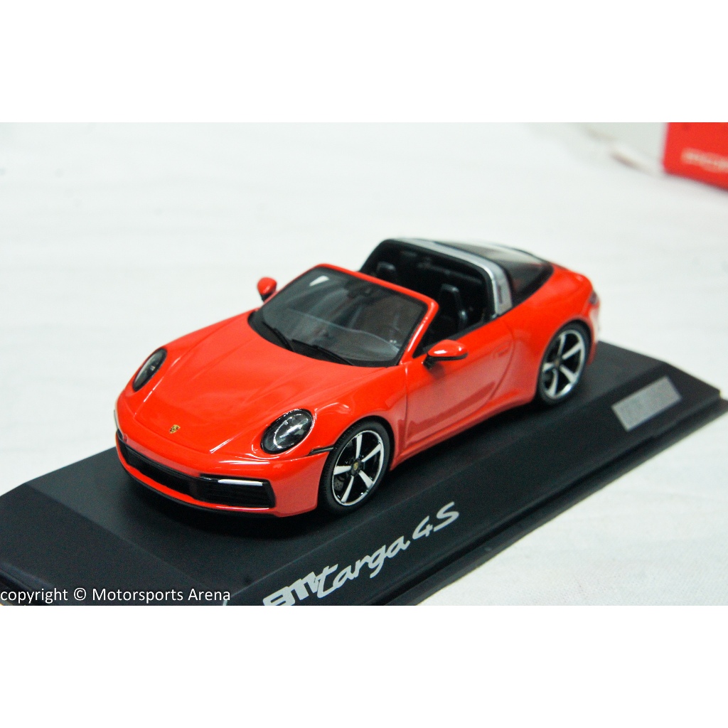 【現貨特價】保時捷原廠 1:43 Spark Porsche 911 Targa 4S 992 2020 ※限量※