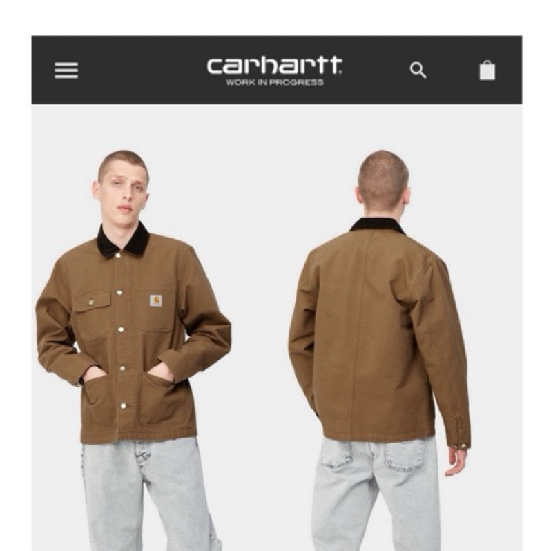 carhartt wip faded代購正品 春夏卡哈特 復古 素面 密歇根工裝夾克 四袋外套 單層薄款 四口袋