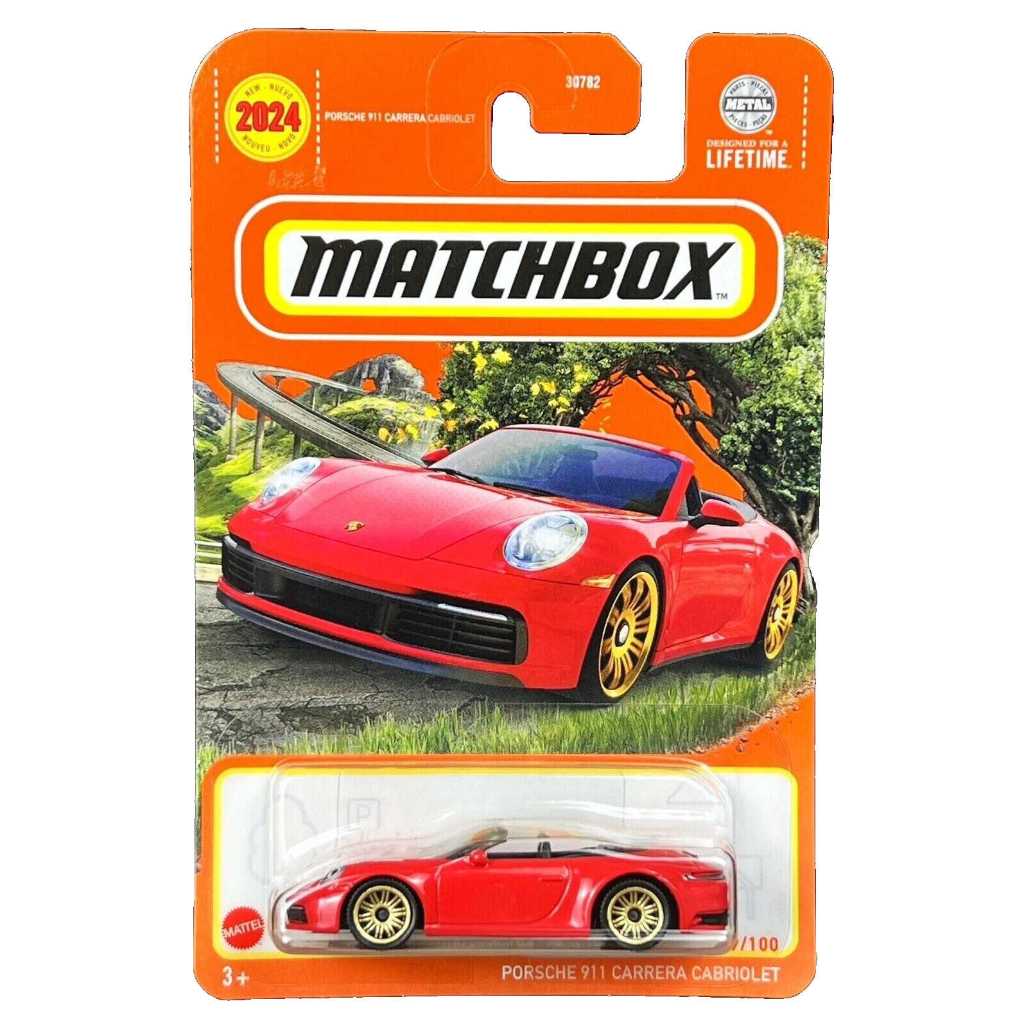 MATCHBOX Porsche 911 CARRERA CABRIOLET 保時捷 紅色版