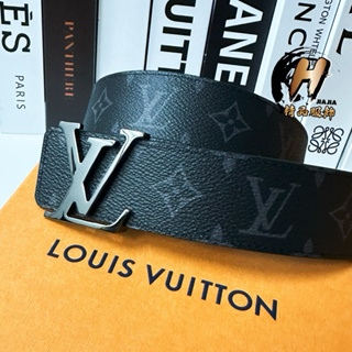 H精品服飾💎Louis Vuitton LV INITIALES 黑老花 雙面皮帶 M9043✅正品代購