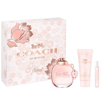【香水專賣店】Coach New York FLORAL 芙洛麗 女性淡香精禮盒