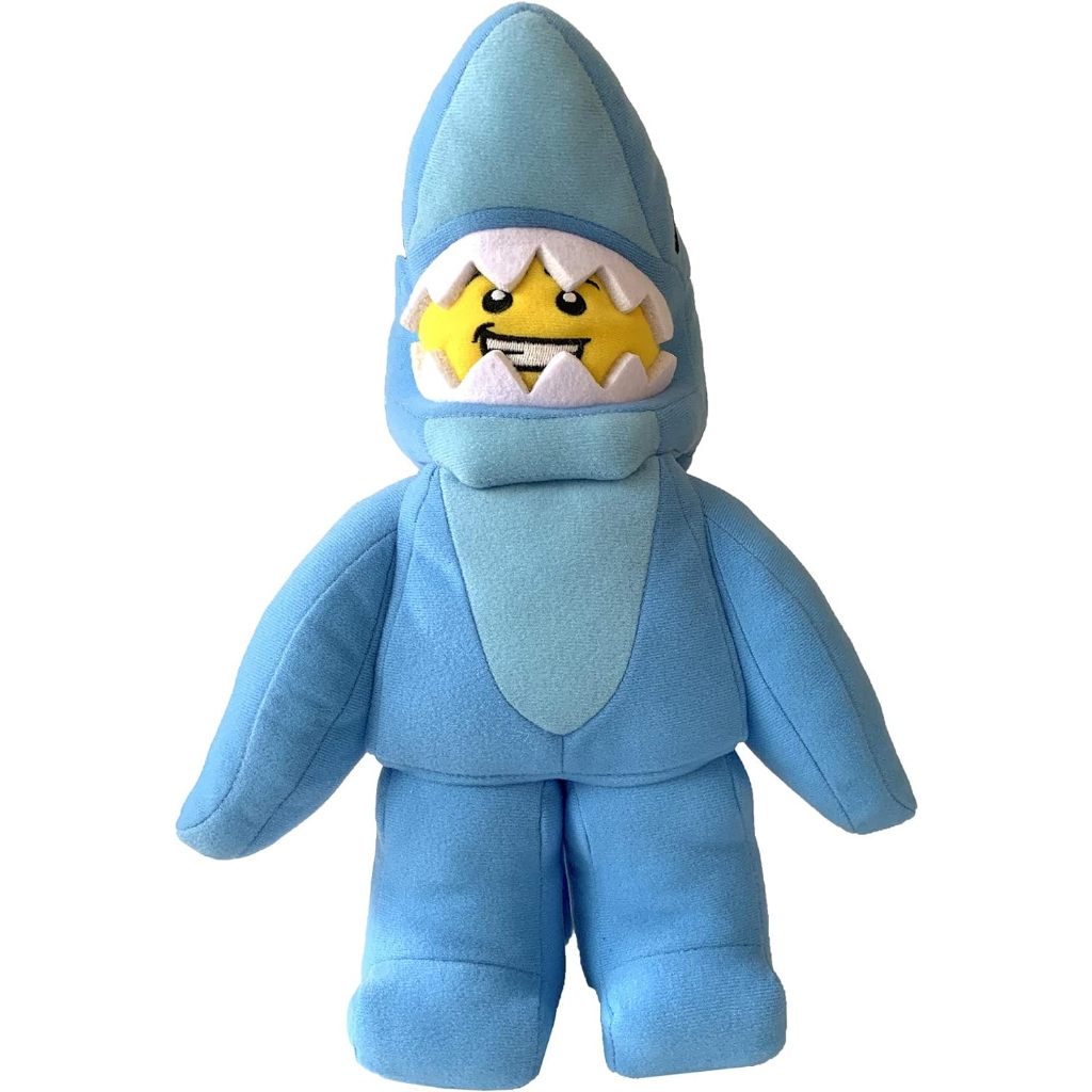 14吋預購🚀空運🚀美國專櫃 Minifigure  Shark Suit Guy鯊魚  LEGO 樂高  娃娃 玩偶