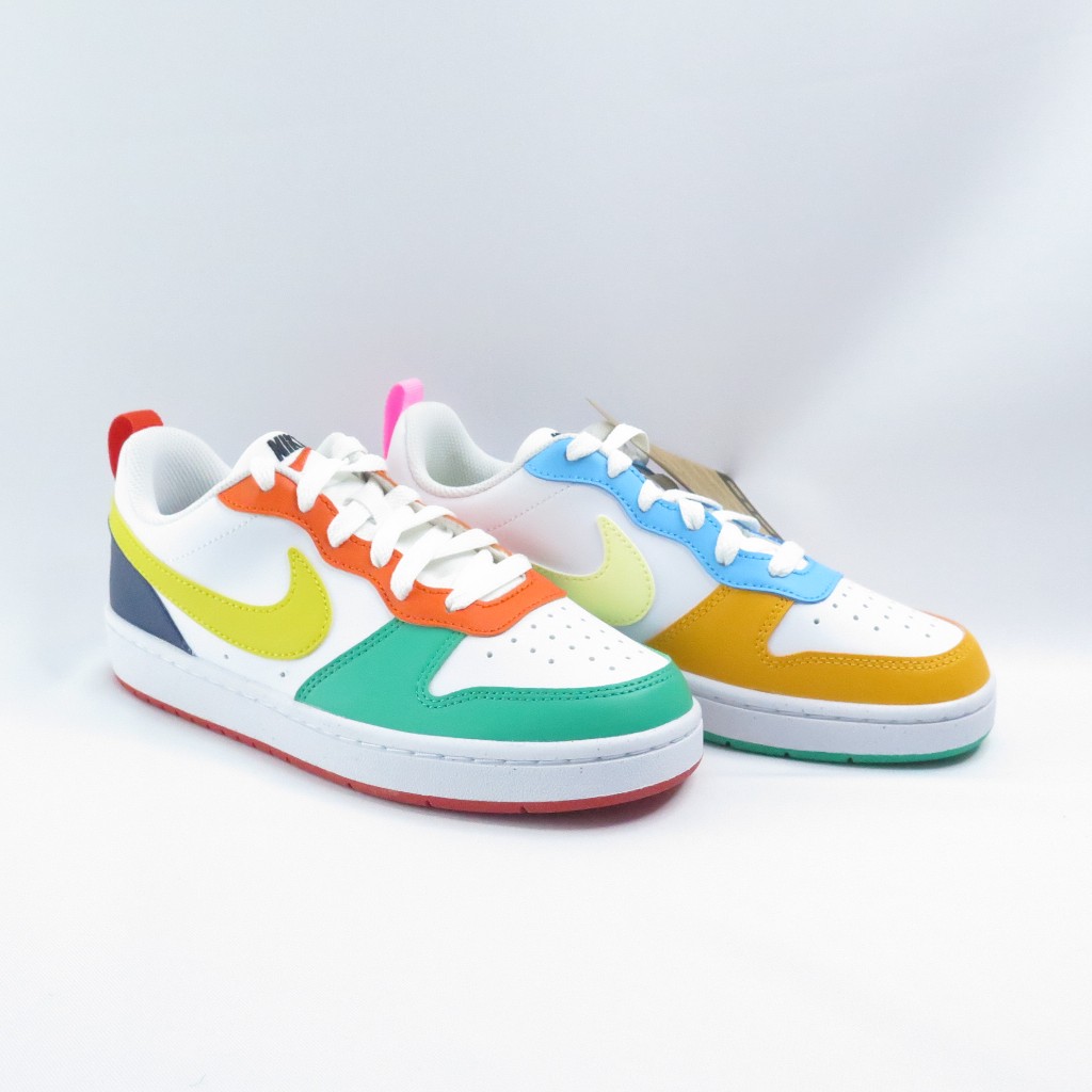 NIKE FQ8373902 Court Borough Low RC BG 大童休閒鞋 女鞋 白/多色