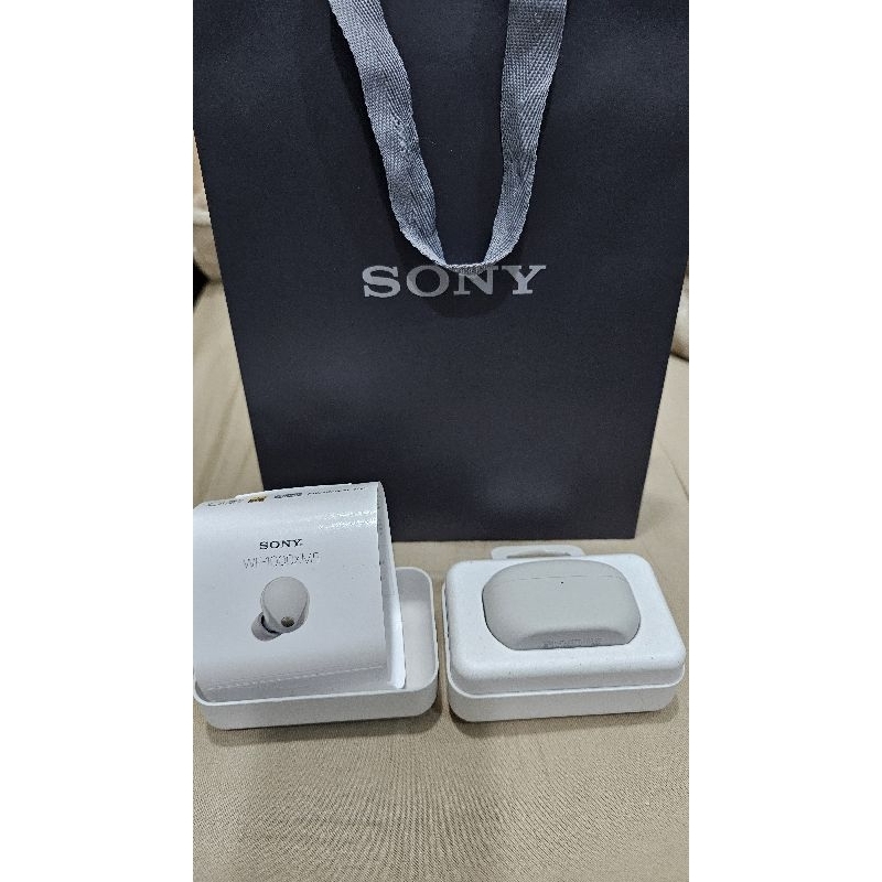 二手 公司貨 SONY 索尼 WF-1000XM5 真無線降噪耳機 銀色