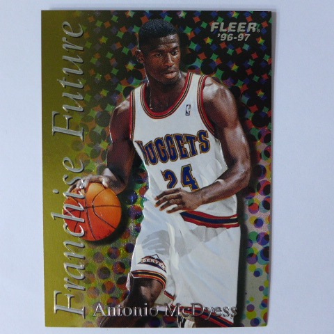 ~Antonio McDyess~NBA球星/麥克戴斯 1996年FLEER.凹凸立體設計.NBA特殊卡
