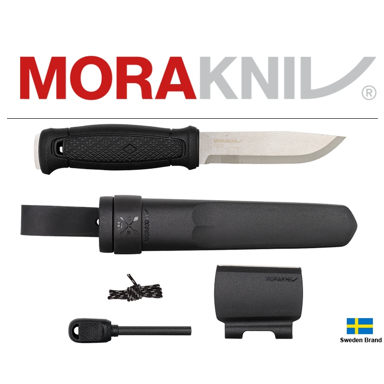 Morakniv瑞典莫拉刀Garberg Survival Kit不銹鋼求生配件附多功能刀鞘打火棒【Mor13914】