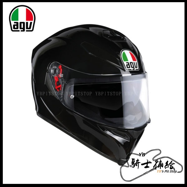 ⚠YB騎士補給⚠ 公司貨 AGV K5 S Black 亮黑 全罩 安全帽 內墨片 亞洲版 K5S