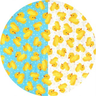 【臺灣喜佳】進口布料/美式布料黃色小鴨系列-小鴨鴨(棉布/2色)