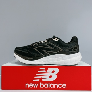 New Balance NB 女生 黑色 D楦 舒適 緩震 運動 慢跑鞋 W680LK8