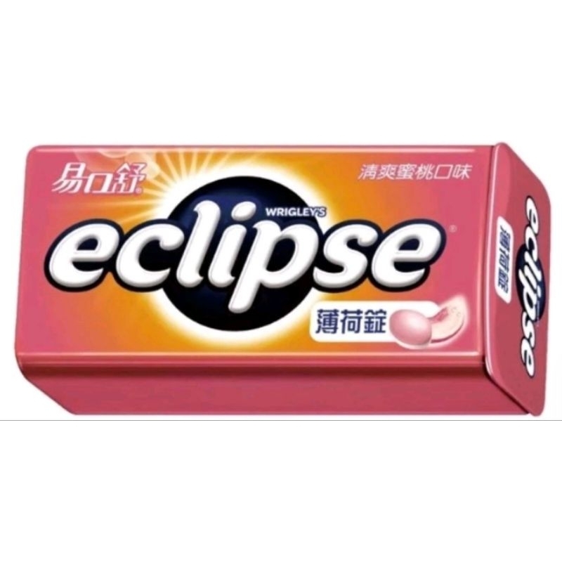 【Eclipse易口舒】無糖薄荷錠-清爽蜜桃口味