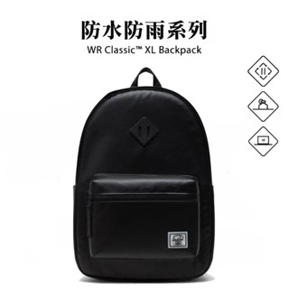 黑人王 Herschel 後背包Classic™ 後背包 16吋筆電 大容量 防水 環保材質 經典黑 30L$3680