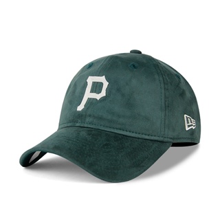 【NEW ERA】MLB 匹茲堡 海盜 橡膠LOGO 麂皮 深綠 9FORTY 老帽【ANGEL NEW ERA】