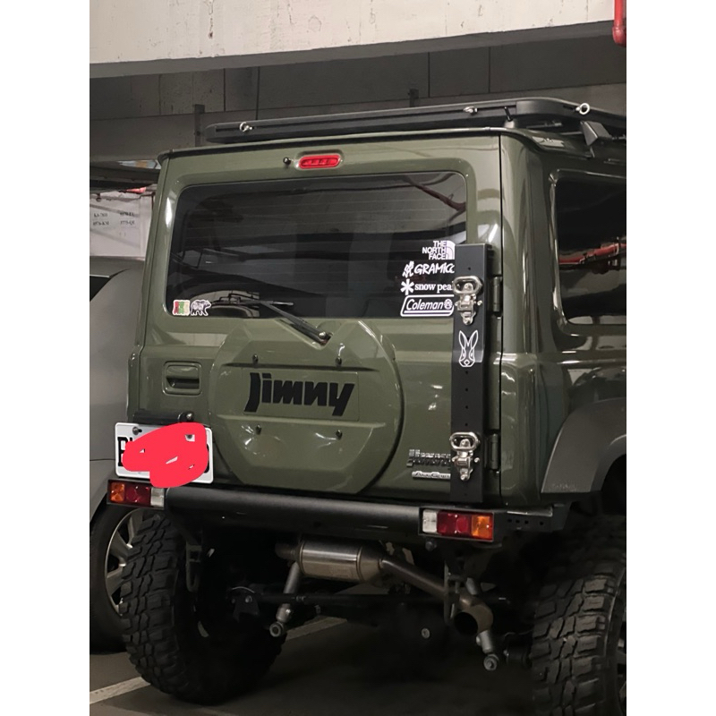 軍綠色 jimny 背蓋 備胎蓋