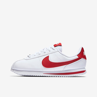 Nike 阿甘鞋 Cortez Basic Sl GS 大童 女鞋 經典 休閒鞋 復古 皮革 白紅 904764101