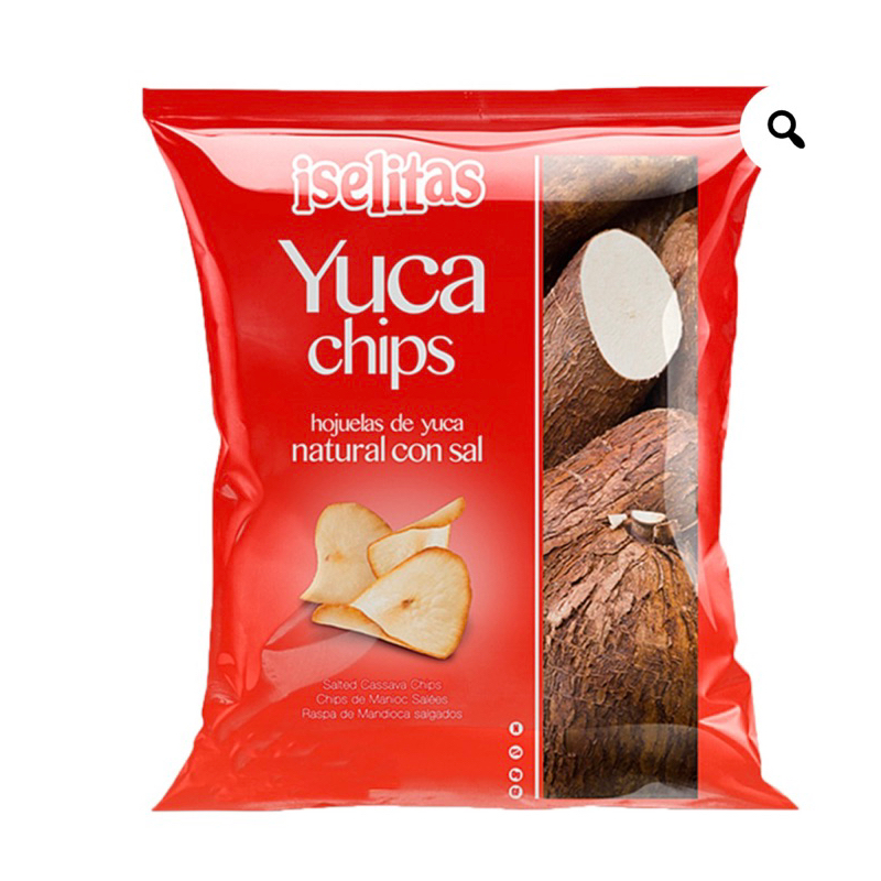 木薯片 樹薯片 Yuca Chips Iselitas Con Sal 28gr