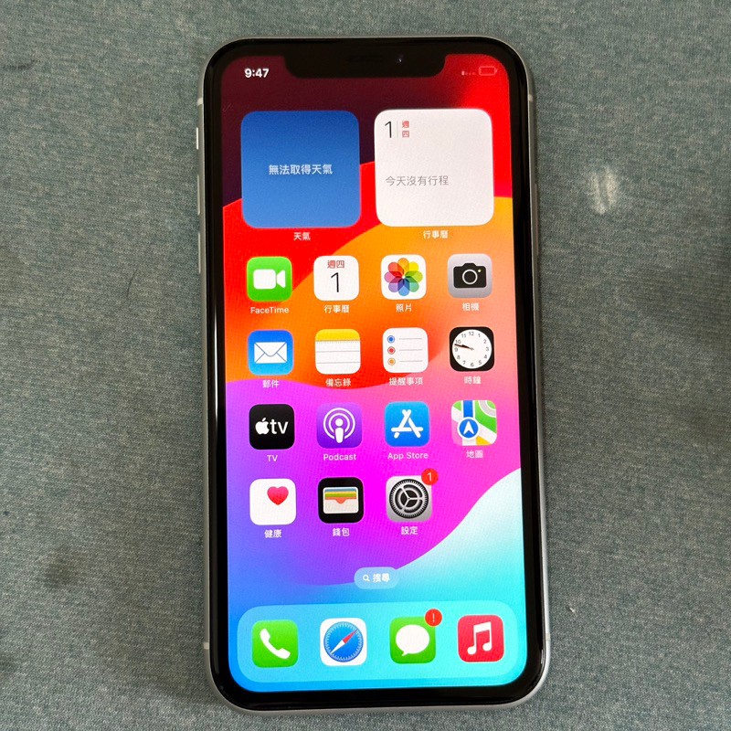 iPhone XR 64G 白 功能正常 二手 IPhoneXR iXR 6.1吋 蘋果 apple 台中