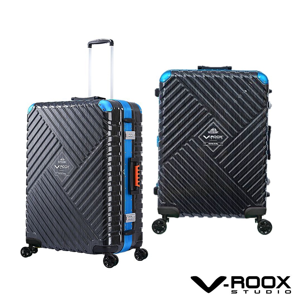 V-ROOX SUPERSONIC 25吋 28吋 立體超音速硬殼鋁框行李箱 2色可選