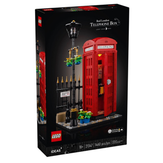 店$2750【台中翔智積木】 LEGO 樂高 IDEAS系列 21347 英國倫敦紅色電話亭 Telephone Box