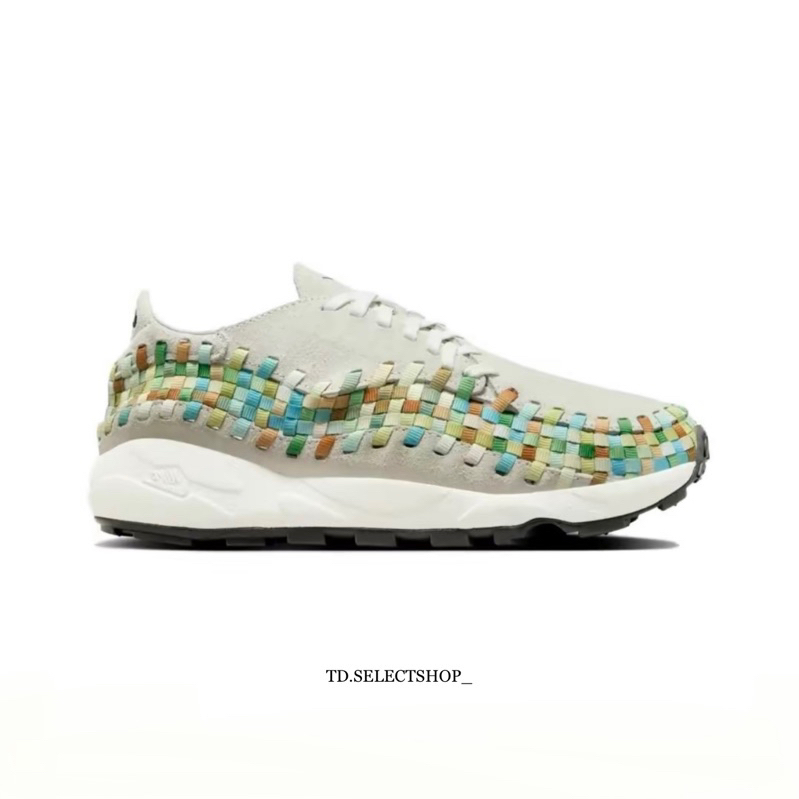 【T.D.】W Nike Air Footscape Woven 'Summit White' 灰白 彩虹