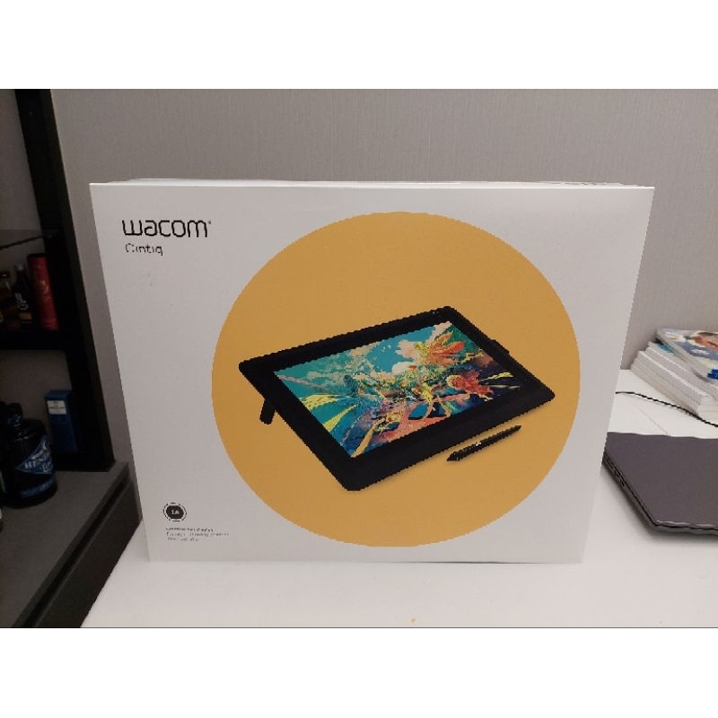 Wacom Cintiq 16 手寫液晶顯示器 (DTK-1660/K0) 二手9成新 附贈螢幕掛燈