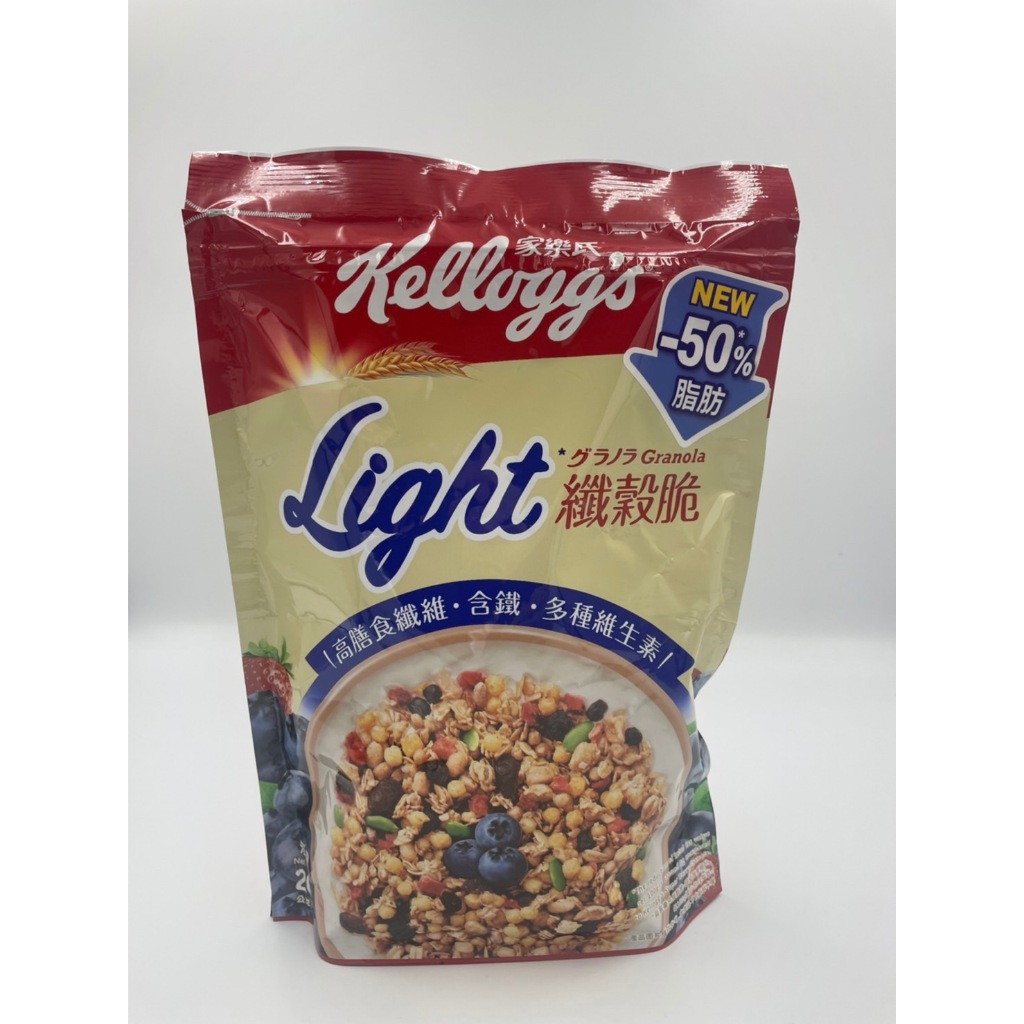 🌻現貨供應🌻 家樂氏 纖穀脆 Light 260g 果乾 水果 麥片 早餐麥片 脆片 穀片 早餐