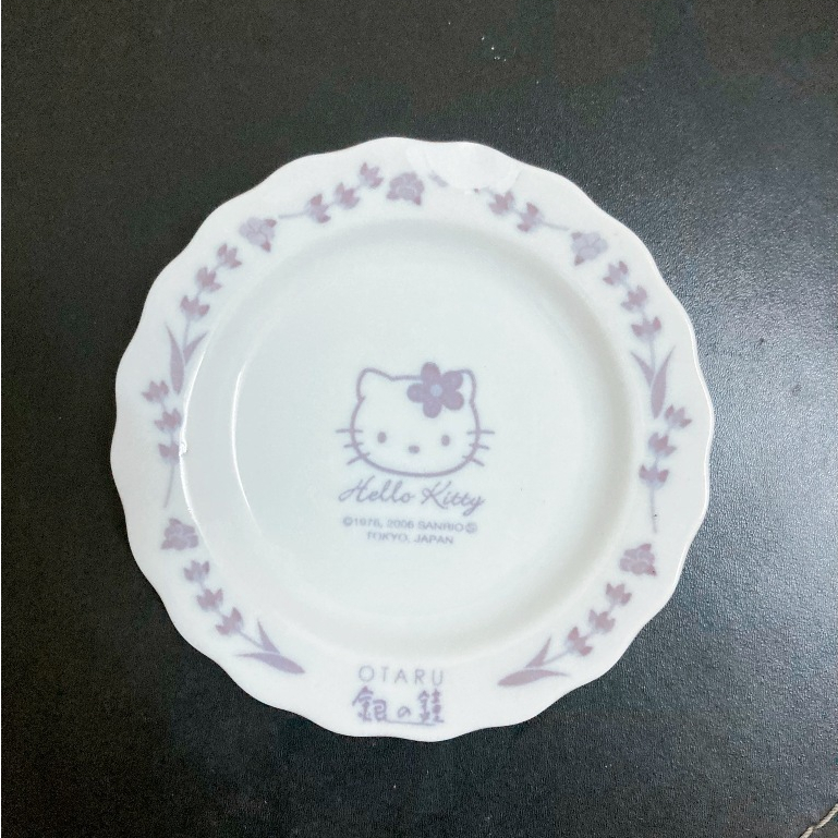 Hello Kitty 北海道 日本限定 銀之鐘 餐盤 盤子 瓷盤