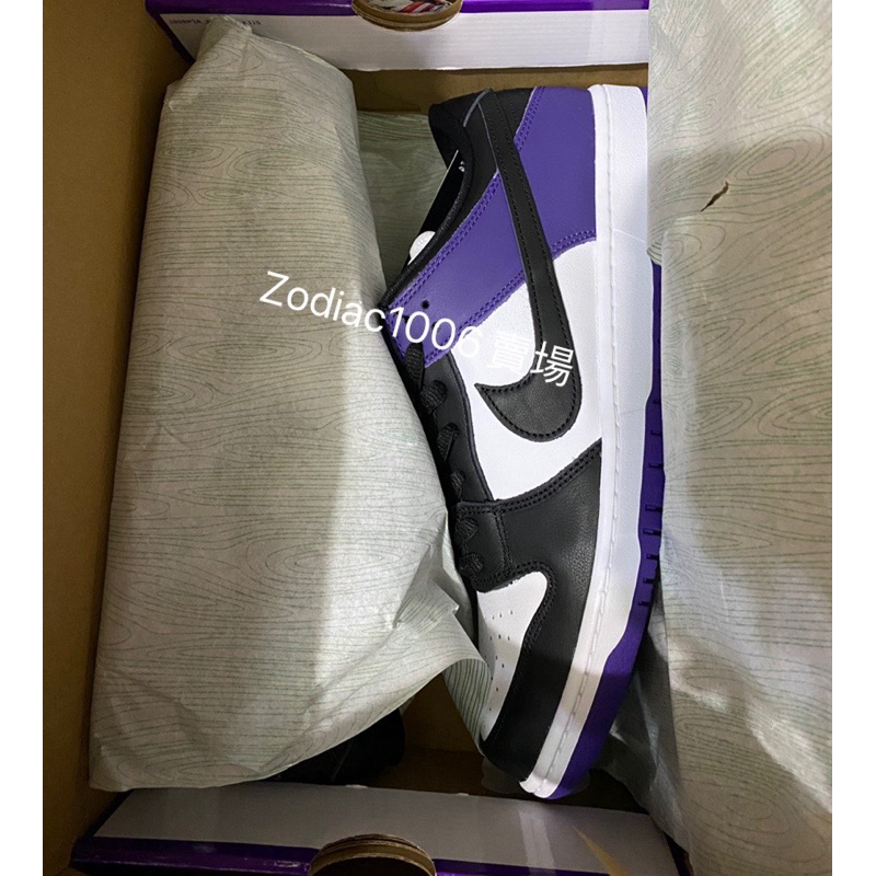Nike sb dunk low court purple 紫加哥sb BQ6817-500 US12(30cm)非熊貓