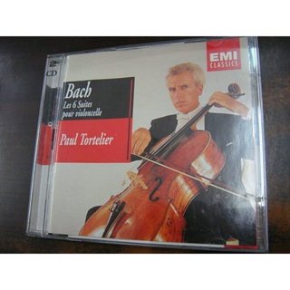 好音悅 Tortelier 托特里耶 Bach Cello Suites 巴哈 無伴奏大提琴 2CD EMI