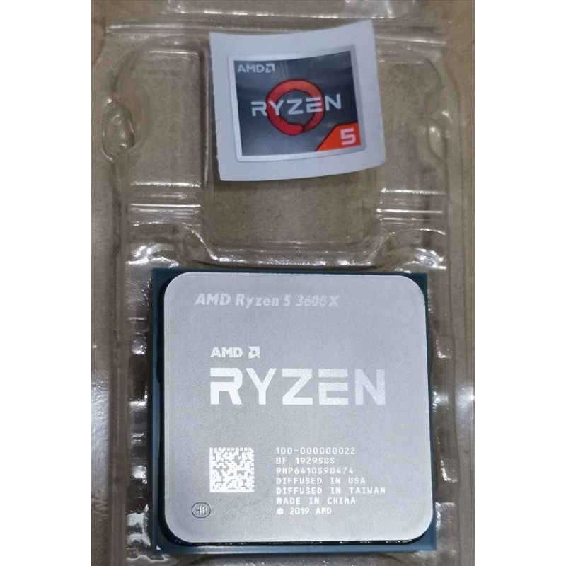 AMD Ryzen 5 R5 3600x 六核 附風扇