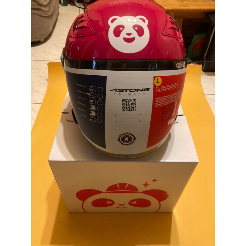 熊貓安全帽（全新）Foodpanda (L) 3代 ASTONE