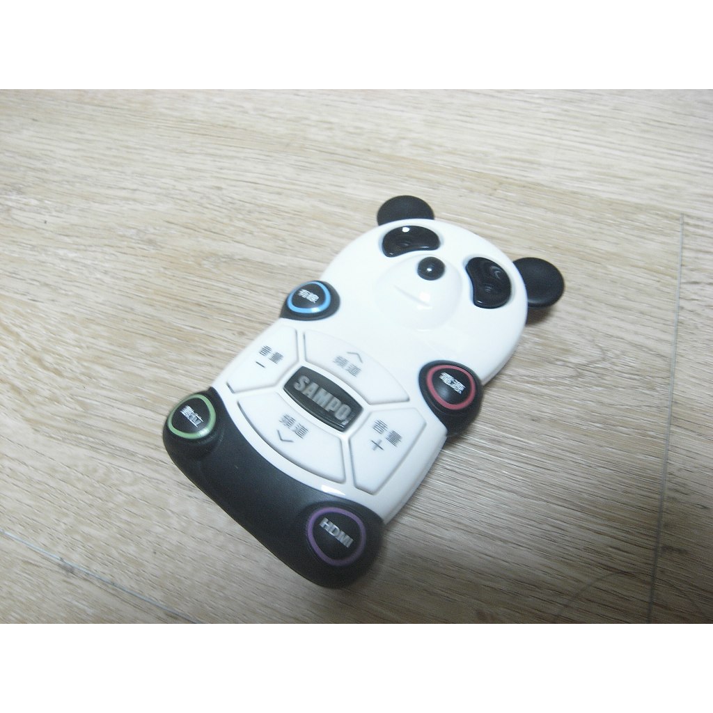 二手 SAMPO聲寶液晶電視學習型熊貓遙控器 (RC-322ST)