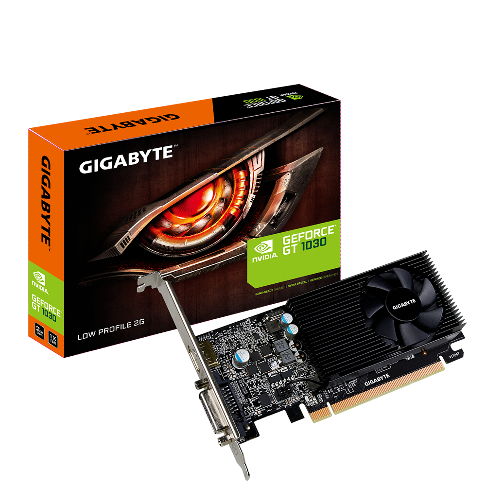 Gigabyte GT1030 Low Profile 2GB D5 顯示卡 1U 短檔板 盒 另有GT210 512M